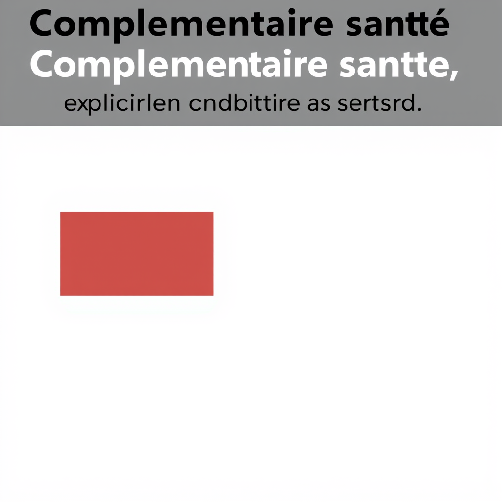 Visuel in-article : Illustration pour « Complémentaire santé expliquée simplement en 2026 » — Tout savoir sur la complémentaire santé : définition claire, enjeux financiers et critères pour bien choi…