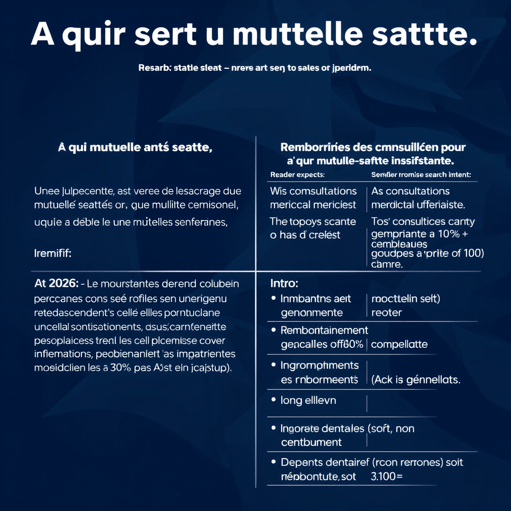 Visuel in-article : Illustration pour « Mutuelle santé : à quoi ça sert vraiment ? » — Comprenez comment une mutuelle santé réduit vos dépenses médicales et améliore votre couverture santé... Mot-clé…
